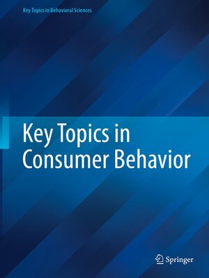 cover image of Key Topics in Consumer Behavior